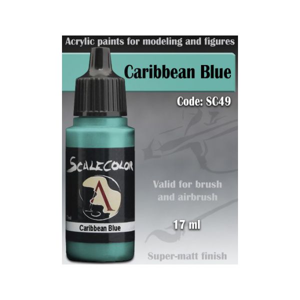 SCALE COLOR: CARIBBEAN BLUE