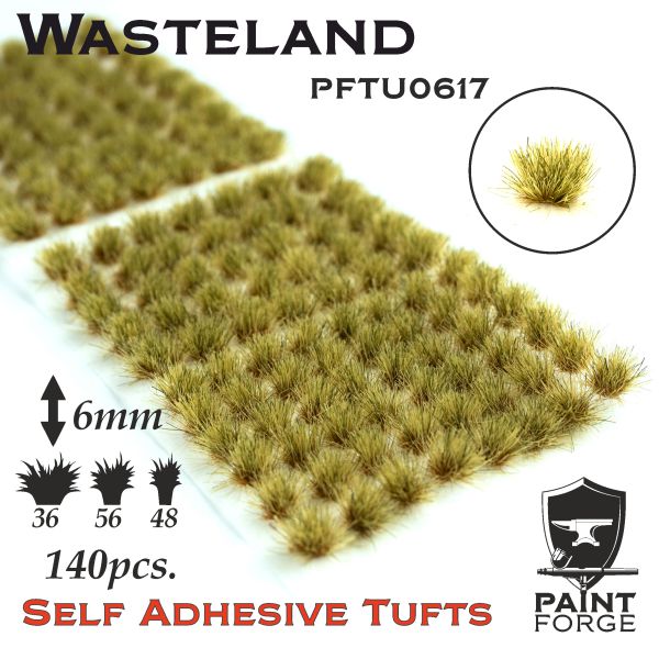 PAINT FORGE TUFTS WASTELAND 6MM 140SZT