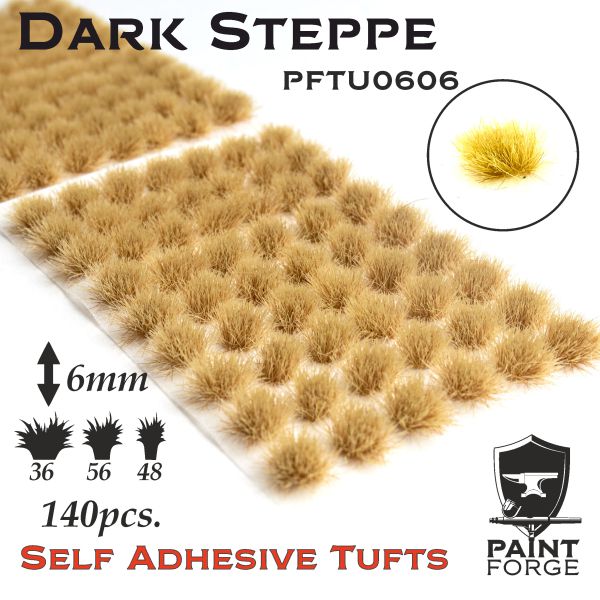 PAINT FORGE TUFTS DARK STEPPE 6MM 140SZT