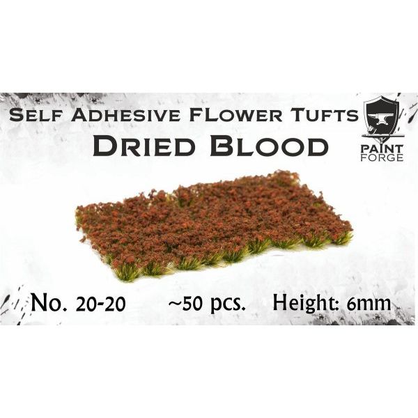 PAINT FORGE DRIED BLOOD FLOWERS 6MM 50SZT