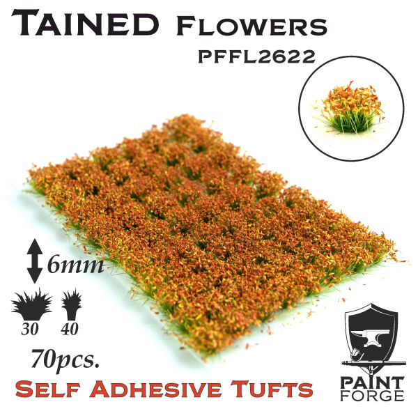 PAINT FORGE TAINED FLOWERS 6MM 50SZT