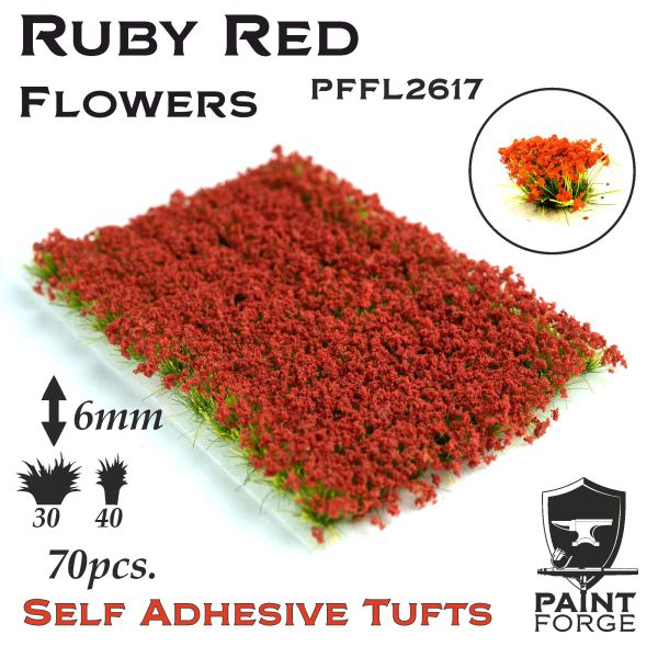 PAINT FORGE RUBY RED 6MM 50SZT