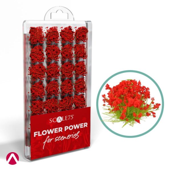 SCALE75: FLOWER POWER - RED FLOWERS