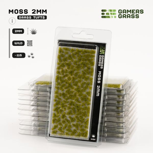 GAMERS GRASS: GRASS TUFTS - 2 MM - MOSS TUFTS...