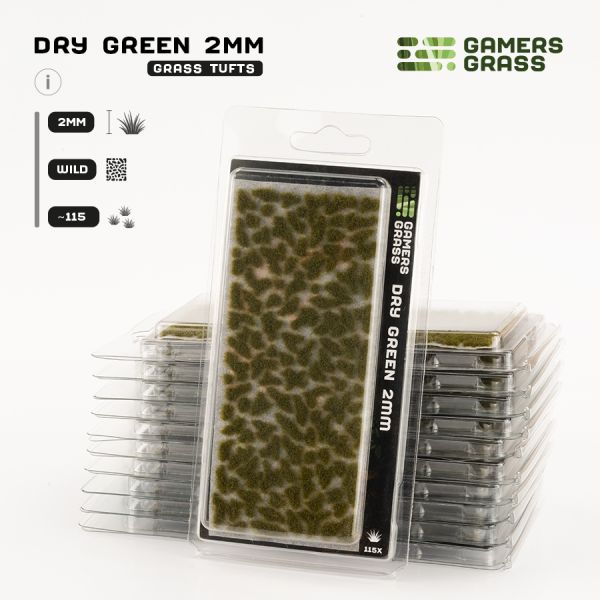 GAMERS GRASS: GRASS TUFTS - 2 MM - DRY TUFTS...
